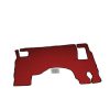 Tappetini in pelle per Mercedes Actros Mp2-Mp3 Automatico -rosso - immagine 2