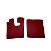 Tappetini in pelle per DAF trasmissione manuale - rosso - immagine 2