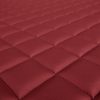 Tappetini in pelle per DAF XF 106 Automatico - rosso - immagine 2