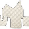 Tappetini in pelle per Iveco Stalis Automatico - beige