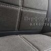 Per i sedili anteriori 1+1 di rivestimenti per sedili in alcantara traforata e ecopelle - immagine 3