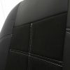 Per i sedili anteriori 1+1 di rivestimenti per sedili in alcantara traforata e ecopelle - immagine 2