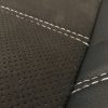 Per i sedili anteriori 1+1 di rivestimenti per sedili in alcantara traforata e ecopelle - immagine 5