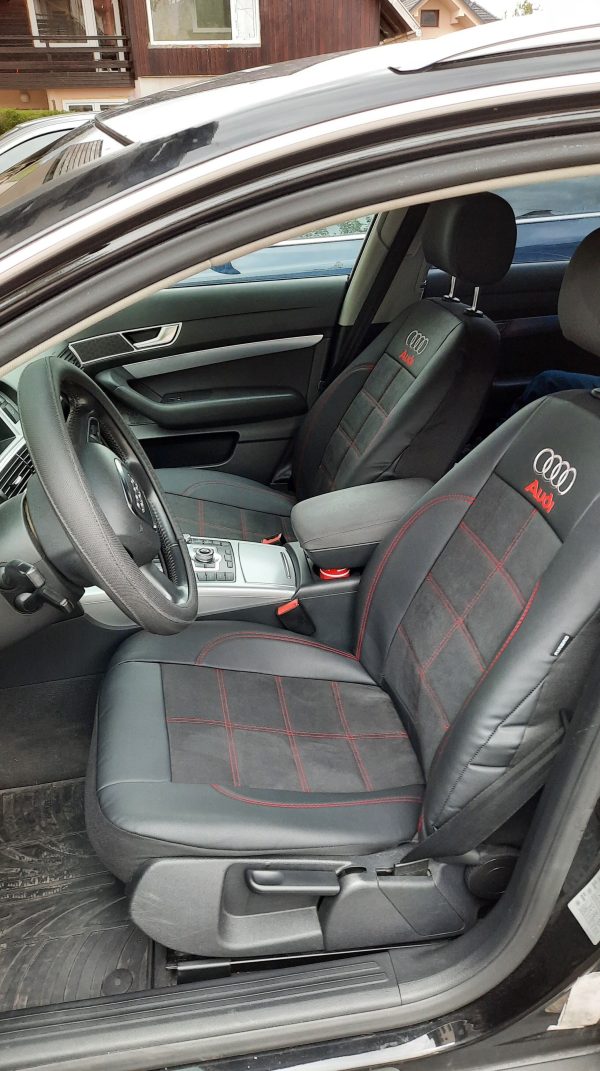 Coprisedili Audi A6 - alcantara ed ecopelle - immagine 3