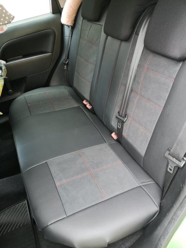 Coprisedili Ford Fiesta - alcantara ed ecopelle - immagine 3