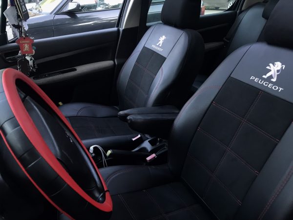 Coprisedili Peugeot 307  - alcantara ed ecopelle - immagine 10