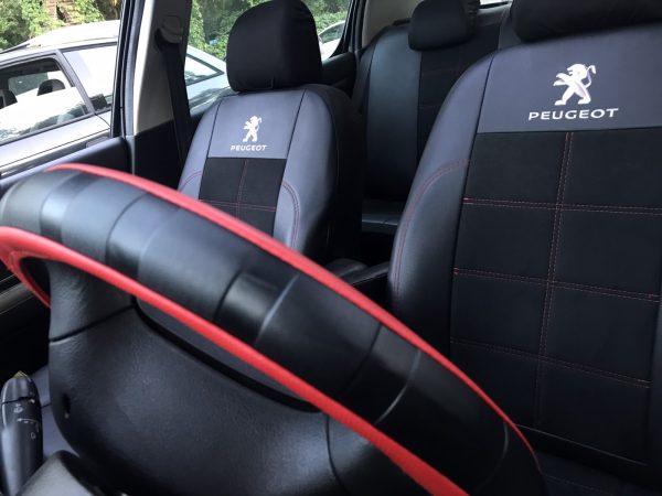 Coprisedili Peugeot 307  - alcantara ed ecopelle - immagine 3