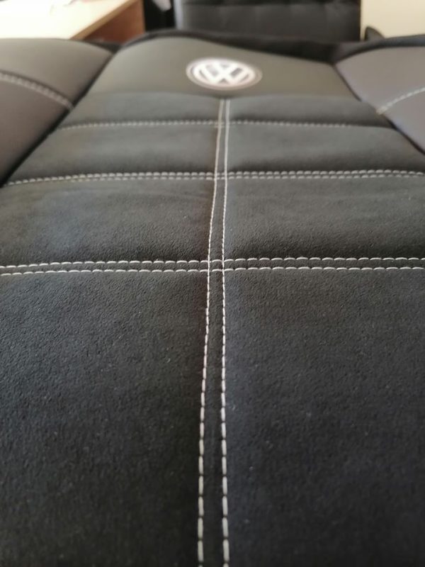 Coprisedili VW Touareg - alcantara ed ecopelle - immagine 3