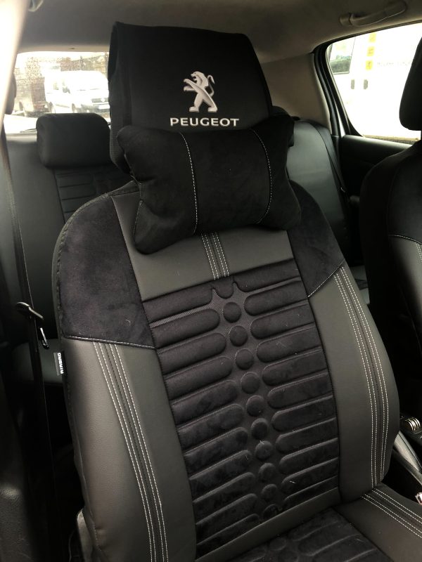 Coprisedili Peugeot 307  - Alcantara goffrata ed ecopelle