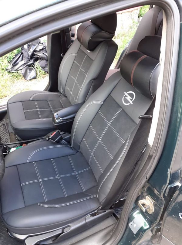 Coprisedili Opel Astra - alcantara ed ecopelle - immagine 8