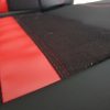 Coprisedili LUX alcantara traforata e ecopelle - nastro rosso - immagine 8