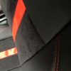Coprisedili LUX alcantara traforata e ecopelle - nastro rosso - immagine 10