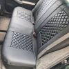 Set completo di rivestimenti per sedili in trapuntato extra lusso ed ecopelle - fili blu - immagine 3