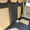 Set completo di coprisedili extra lusso trapuntati e in ecopelle beige - immagine 3