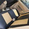 Set completo di coprisedili extra lusso trapuntati e in ecopelle beige - immagine 7