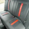 Coprisedili LUX alcantara traforata e ecopelle - nastro rosso - immagine 4