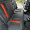Coprisedili LUX alcantara traforata e ecopelle - nastro rosso - immagine 3