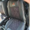 Coprisedili Mitsubishi Spacestar - alcantara traforata e ecopelle - immagine 2