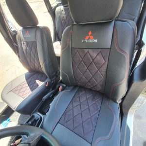 Coprisedili Mitsubishi Spacestar – alcantara traforata e ecopelle