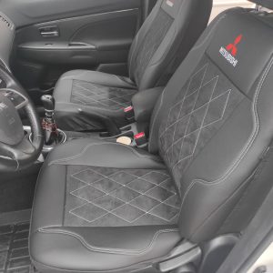 Coprisedili Mitsubishi ASX – alcantara traforata e ecopelle