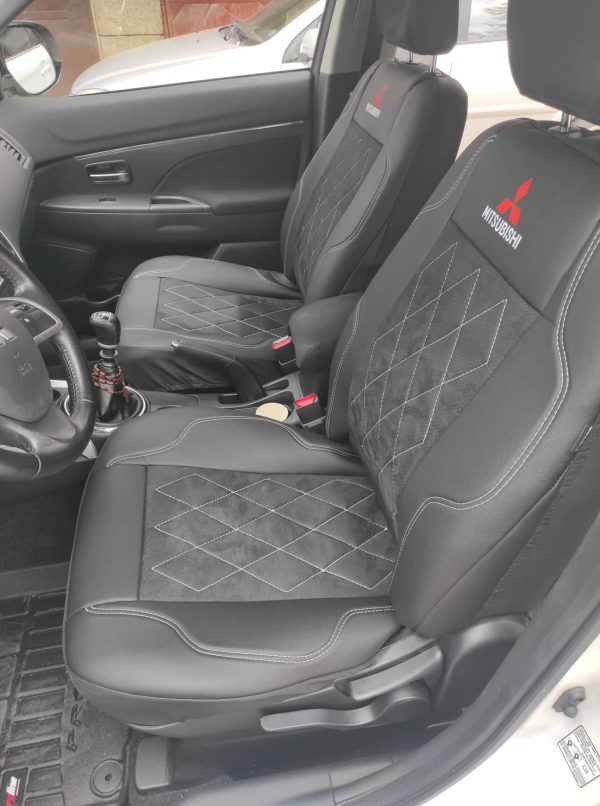 Coprisedili Mitsubishi ASX - alcantara traforata e ecopelle