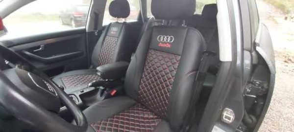 Coprisedili Audi A4 - trapuntato e ecopelle - immagine 10