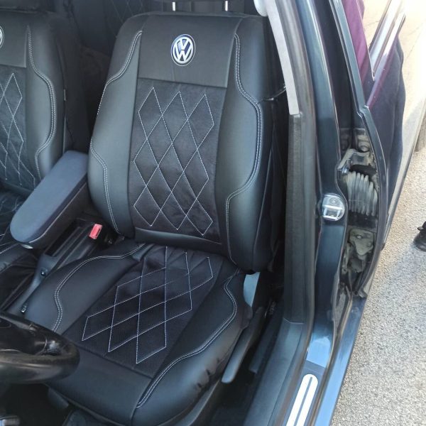 Coprisedili VW GOLF - alcantara traforata e ecopelle