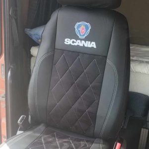 Coprisedili Scania R/G/P  – Alcantara traforata – un sedile pneumatico
