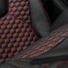 Coprisedili Renault Fluence - ecopelle trapuntata di alta qualità premium lux - immagine 4
