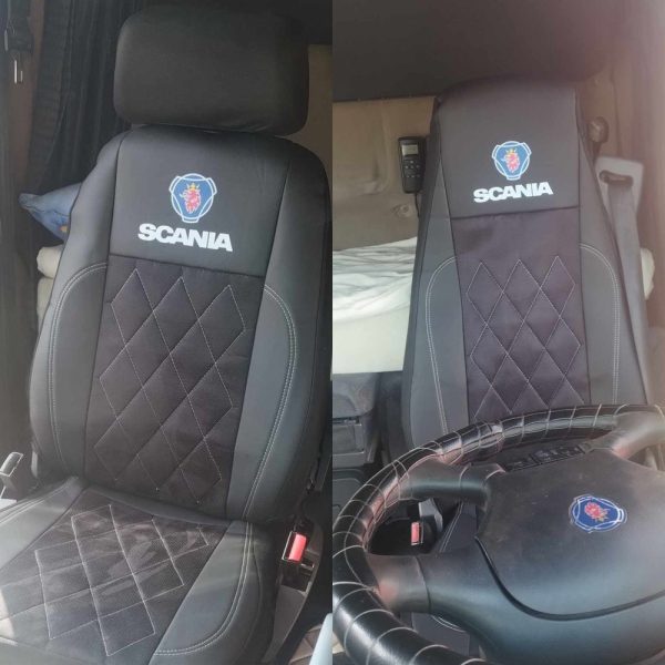 Coprisedili Scania S - Alcantara traforata - immagine 7
