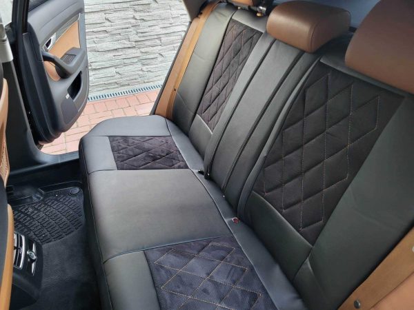 Coprisedili Audi A6 - alcantara traforata e ecopelle - immagine 4