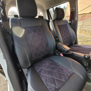 Coprisedili Suzuki Swift – alcantara traforata e ecopelle