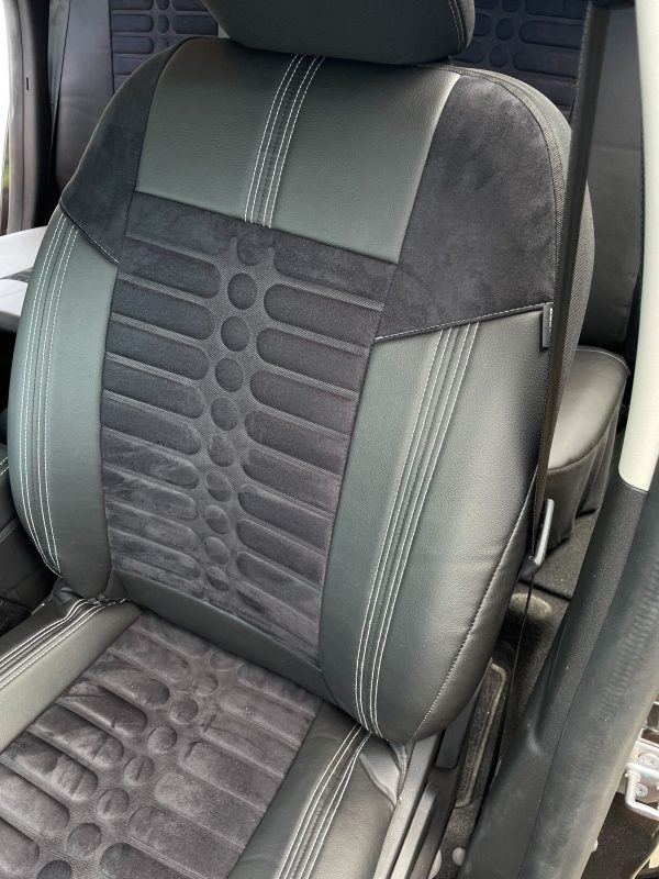 Coprisedili Dacia Duster - Alcantara goffrata ed ecopelle - immagine 10