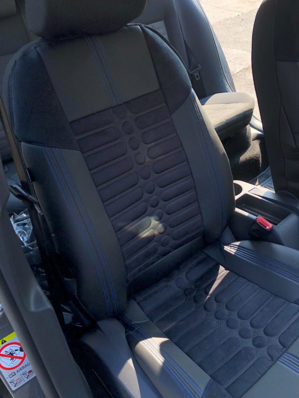 Coprisedili VW GOLF - Alcantara goffrata ed ecopelle