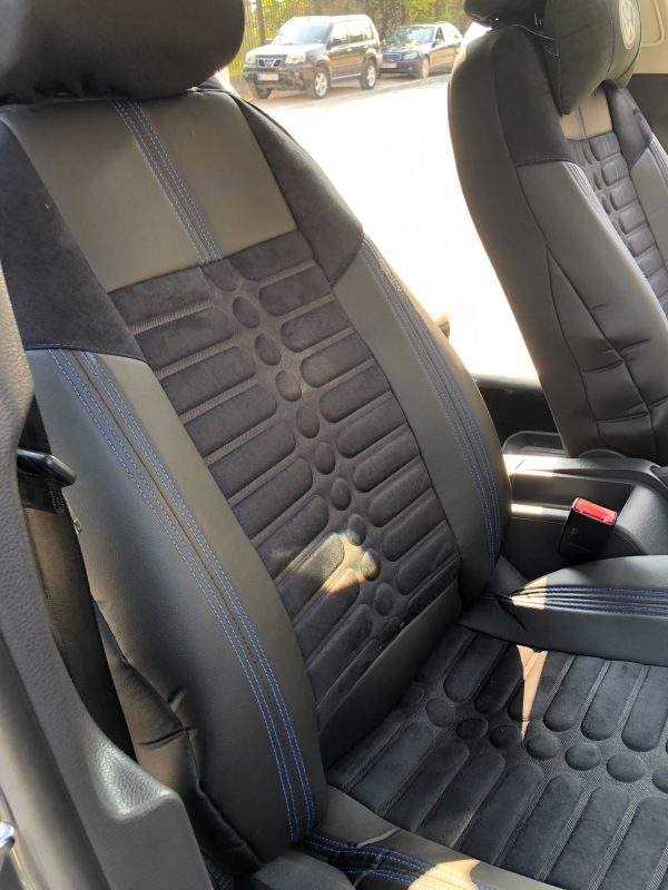 Coprisedili VW GOLF - Alcantara goffrata ed ecopelle - immagine 2