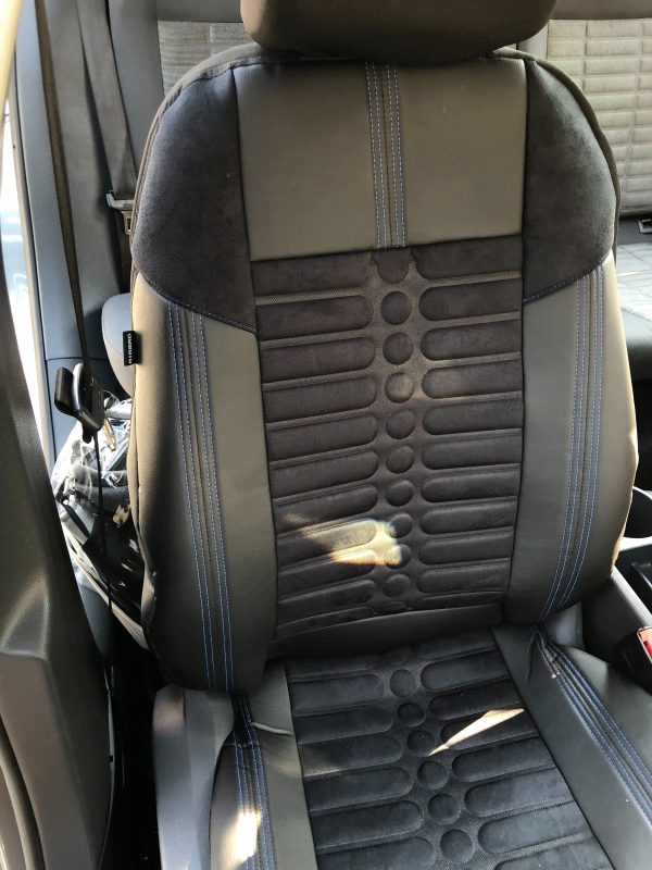 Coprisedili VW GOLF - Alcantara goffrata ed ecopelle - immagine 3