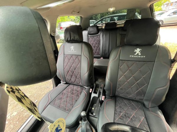 Coprisedili Peugeot 307  - alcantara traforata e ecopelle