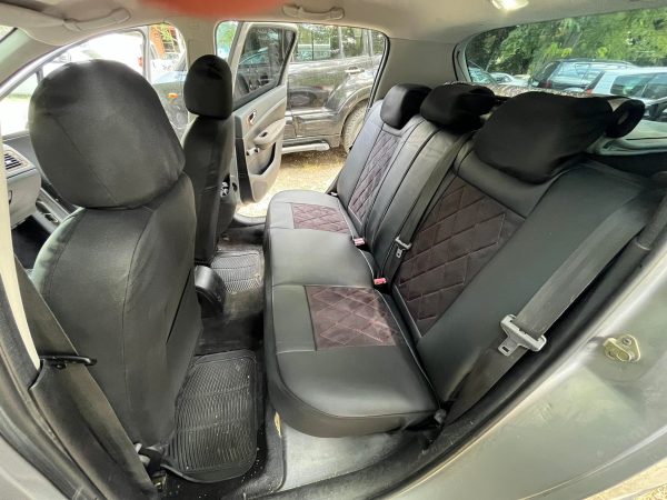 Coprisedili Peugeot 307  - alcantara traforata e ecopelle - immagine 3