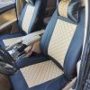 Set completo di coprisedili extra lusso trapuntati e in ecopelle beige