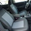 Set completo di coprisedili extra lusso trapuntati e in ecopelle grigia