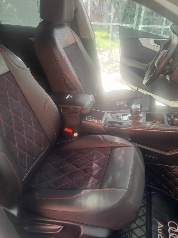 Coprisedili Audi A5 - alcantara traforata e ecopelle - immagine 2