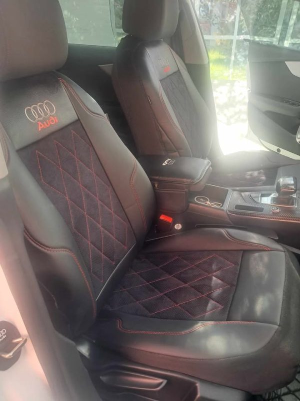 Coprisedili Audi A5 - alcantara traforata e ecopelle