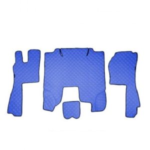 Tappetini in pelle per SCANIA R Automatico (2009 – 2013) Blu