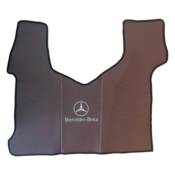 Tappetini in pelle per Mercedes Actros MP4 - cabină îngustă - pelle marrone liscia - Image 2