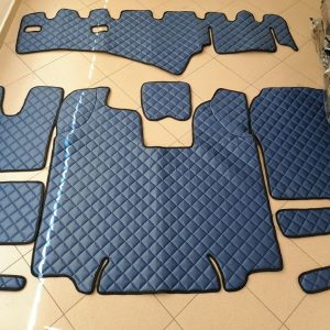 Rivestimento cruscotto in pelle per + tappeto SCANIA R (Dopo il 2013) / Blu