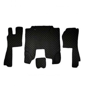 Tappetini in pelle per SCANIA R Automatico (2009 – 2013) Nero