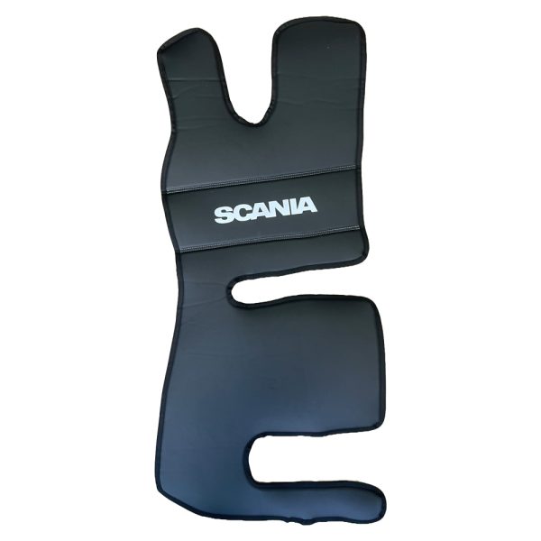Tappetini in pelle per SCANIA R (2013-2016) - pelle nera liscia - immagine 3