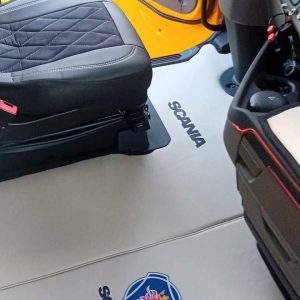 Tappetini in pelle per SCANIA S – Pelle liscia beige