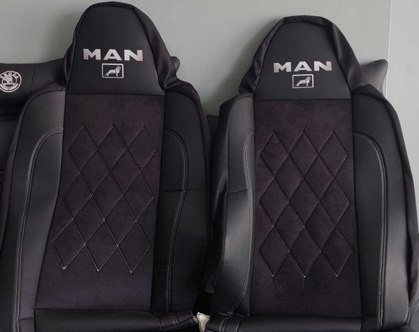 Coprisedili MAN TGX (2021+)  - Alcantara traforata - immagine 5