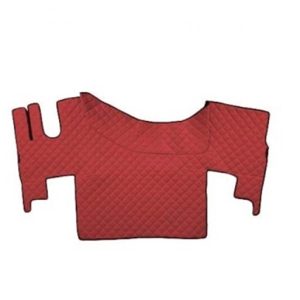 Tappetini in pelle per Renault T con pianale piatto – Rosso